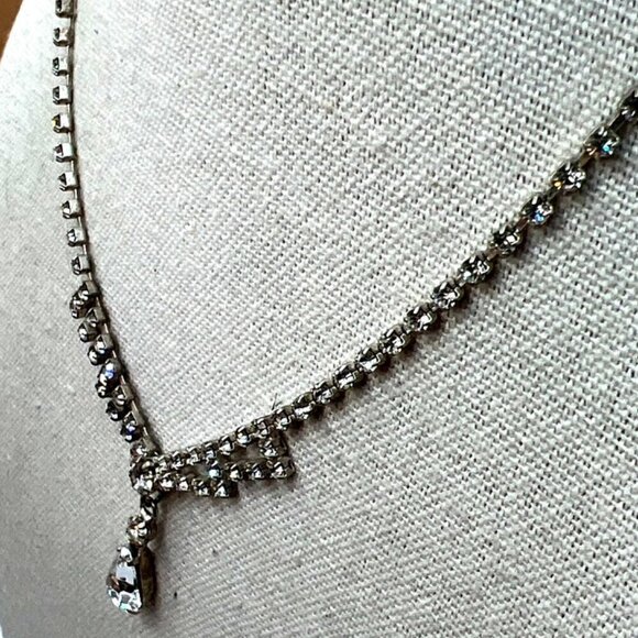 Elegant Cubic Zirconia Jewelry Set - Necklace & Bracelets.  B87 - Picture 8 of 16